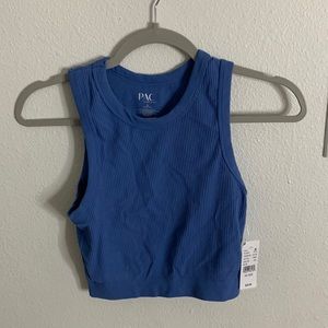 Cropped tank top from pacsun size XS color Blue